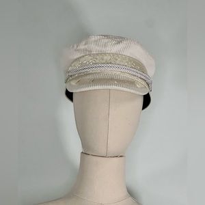 RARE NWOT Brixton Cream Fiddler Fisherman Corduroy Cap